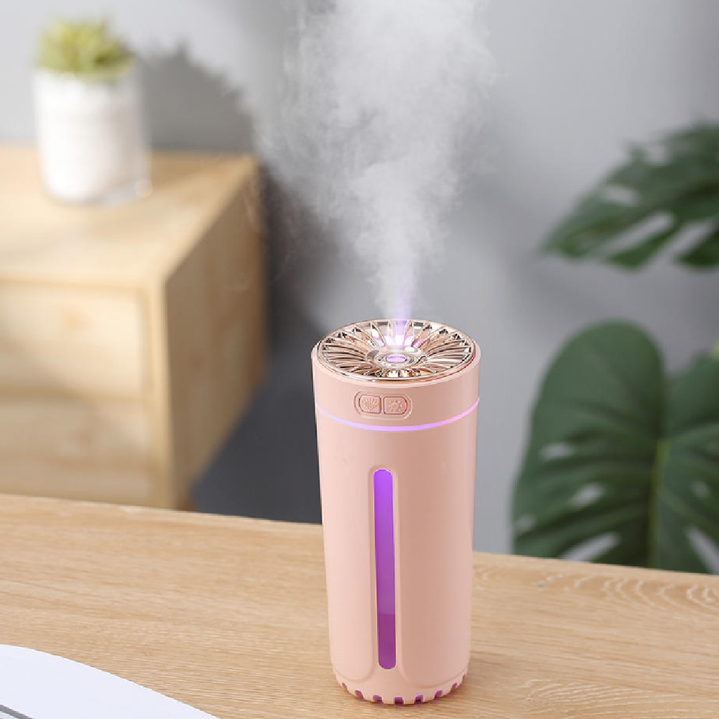 Portable Ultrasonic Aromatherapy Humidifier - 300ml USB Rechargeable