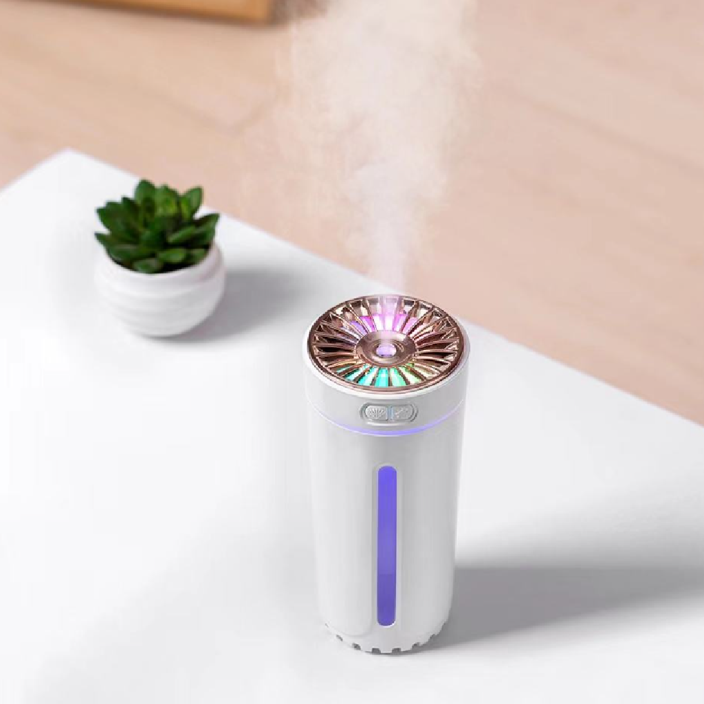 Portable Ultrasonic Aromatherapy Humidifier - 300ml USB Rechargeable