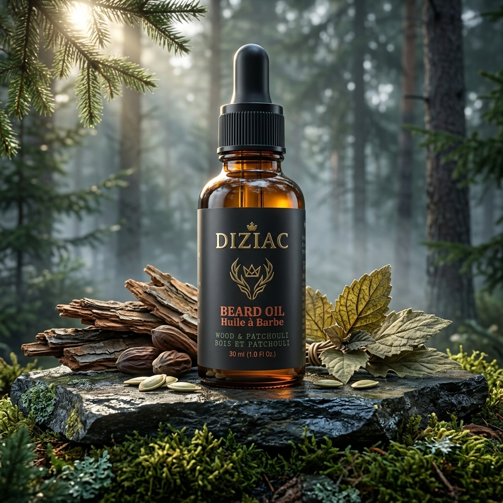DIZIAC Beard Oil Wood & Patchouli