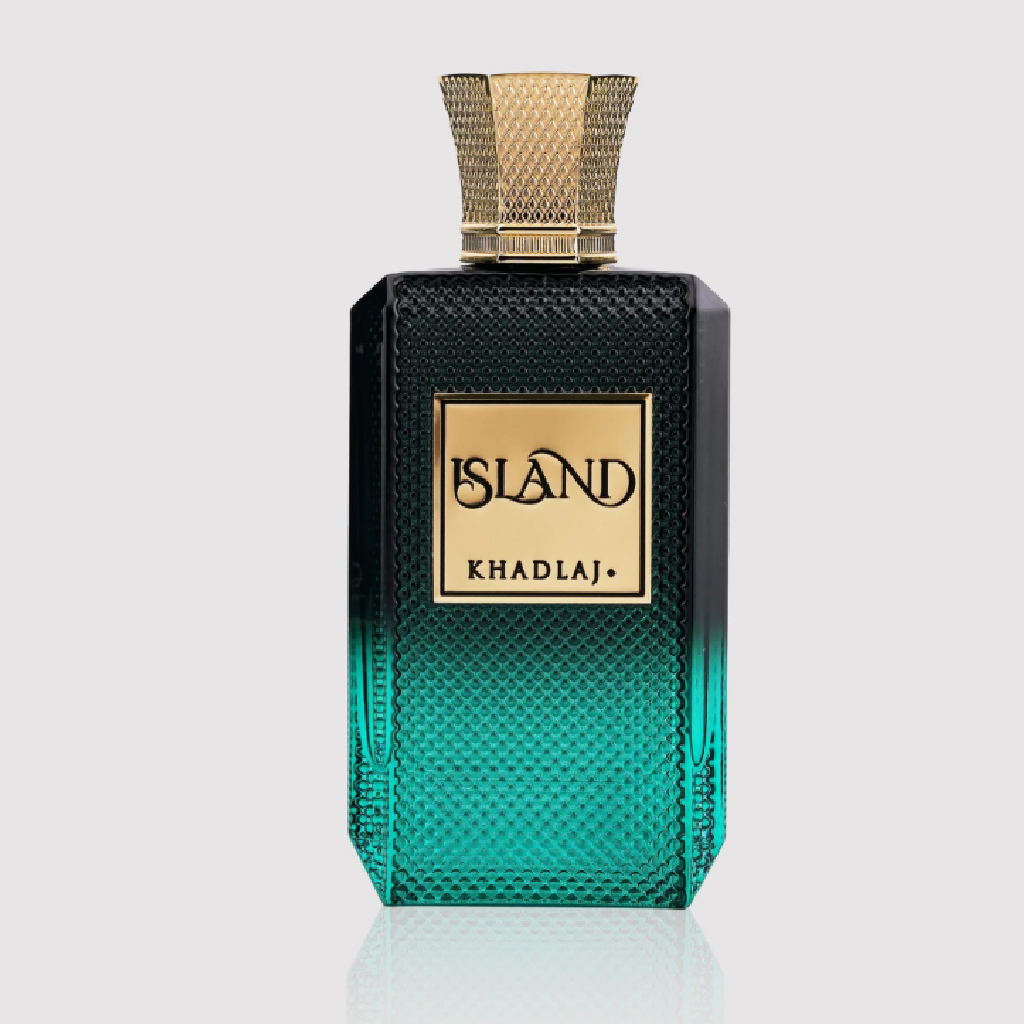 Khadlaj Island for men perfume bottle, inspired by Jean Paul Gaultier Le Beau Le Parfum, available at Diziac Fragrance Studio,  Jane Finch Mall, North York.