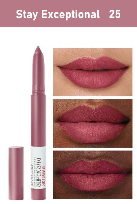 MAYBELLINE SuperStay Ink Crayon Lipstick
