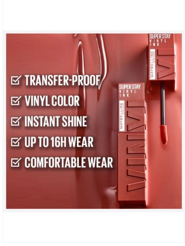 MAYBELLINE SuperStay Vinyl Ink Longwear Liquid Lipstick