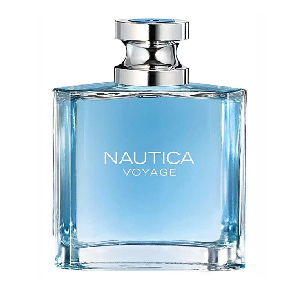 Nautica Voyage perfume bottle on a white background